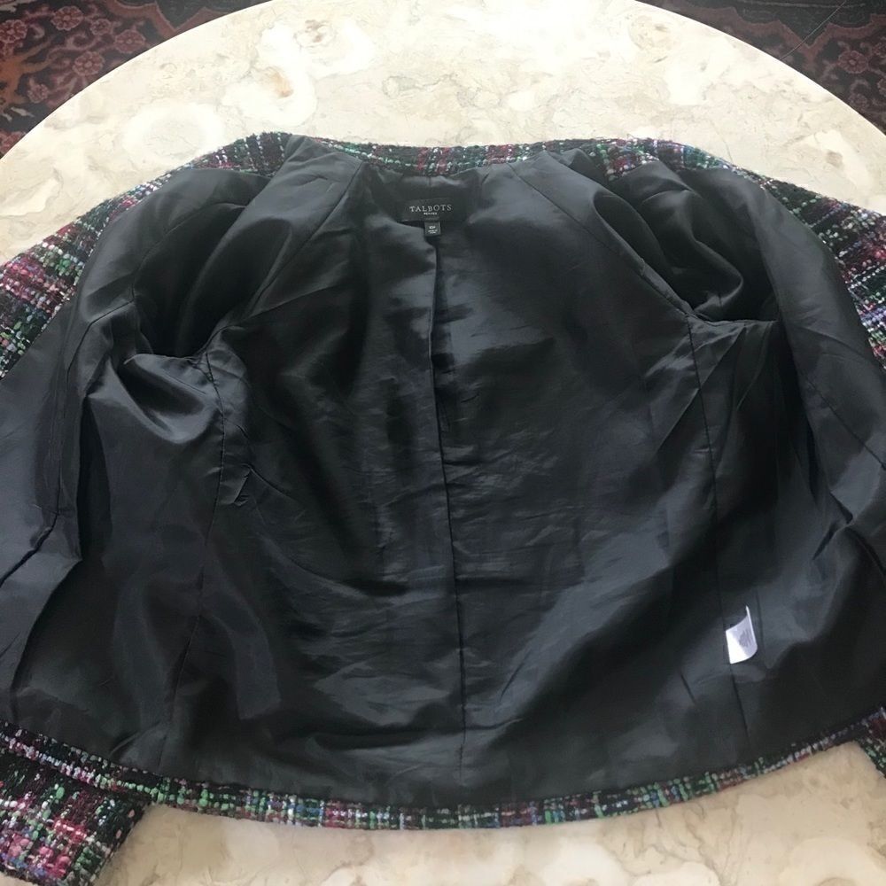 Talbots Multi-Colour Loomed Short Jacket - Picture 7 of 9